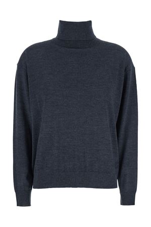 Grey virgin wool turtleneck sweater SEMI COUTURE | Y5WC59Y490
